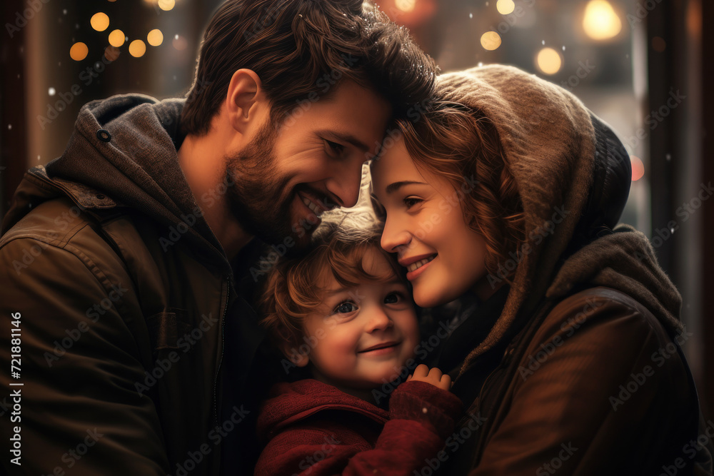 Portrait of happy family Portrait of happy family