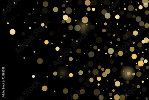 Gold glitter confetti, great design for any purpose. Party decor.