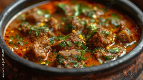 Image of Delicious Indian Lamb Curry Generative AI
