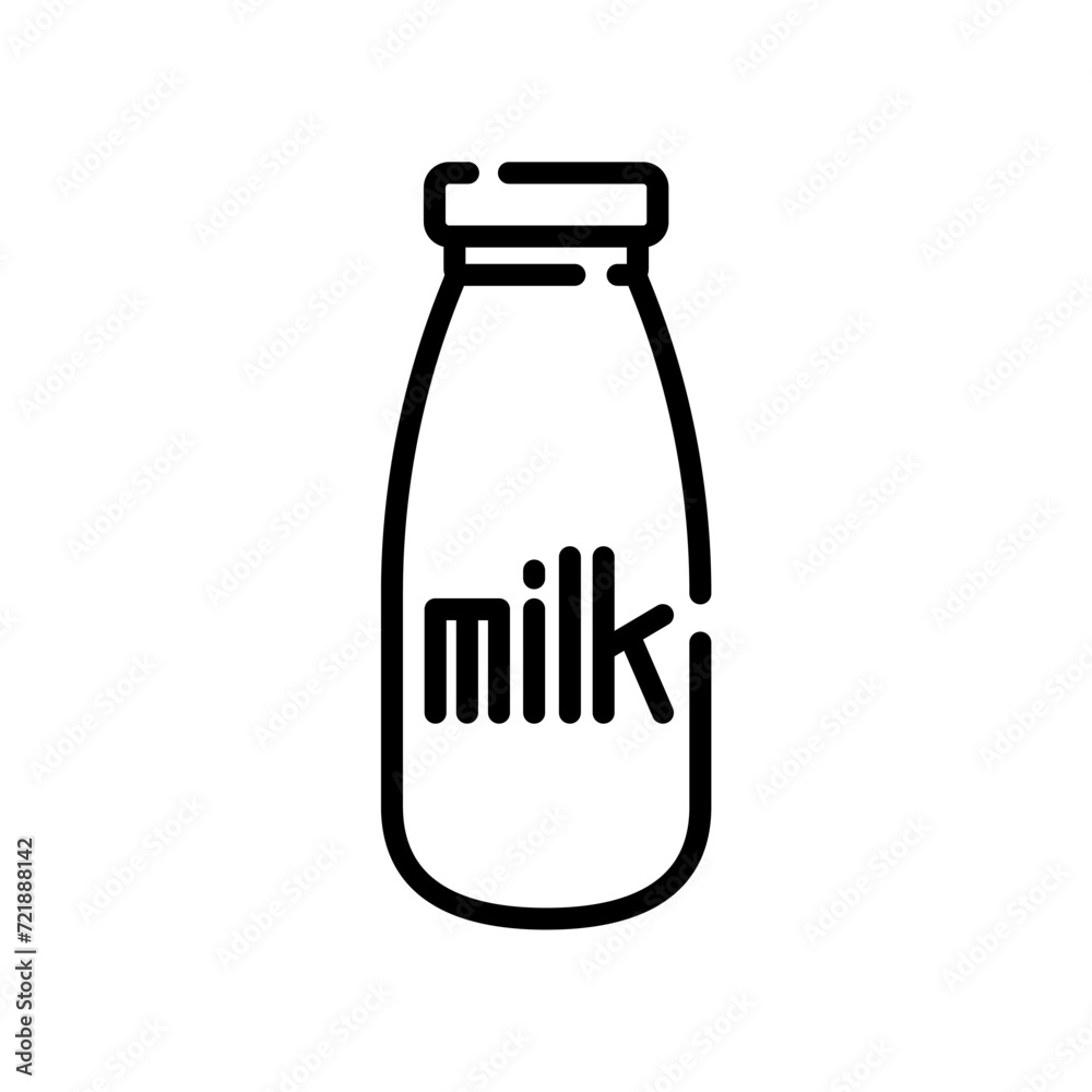 milk bottle icon design vector template milk bottle icon design vector template
