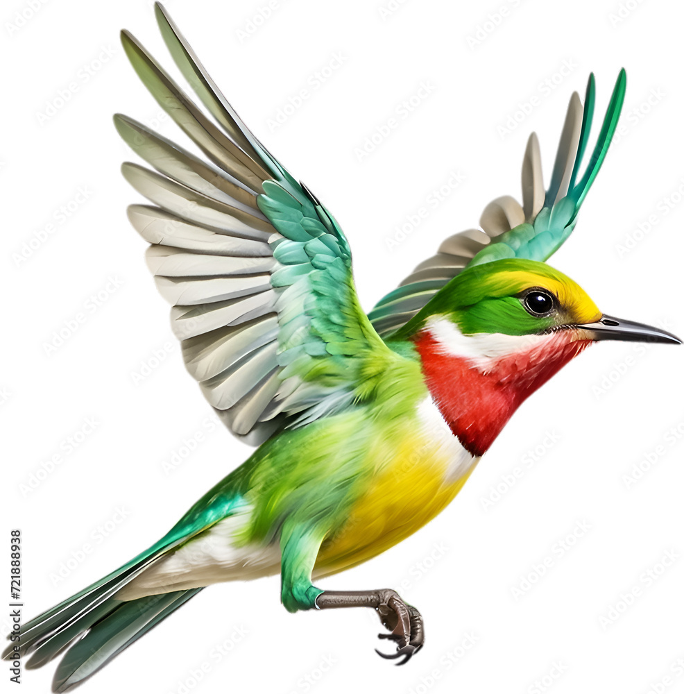Fototapeta premium Close-up image of a Cuban Tody bird. 