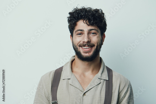 Young men portrait casual happy person background face guy adult male handsome