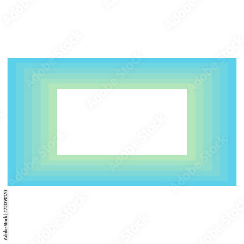 frame Blue gradient background template