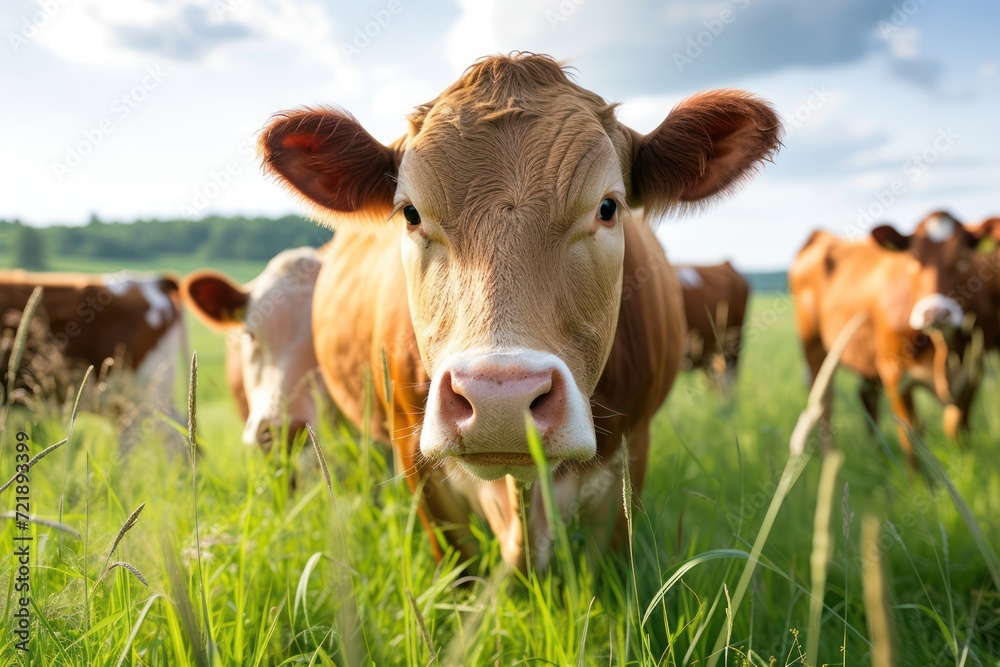 Photograph of Healthy cattle livestock