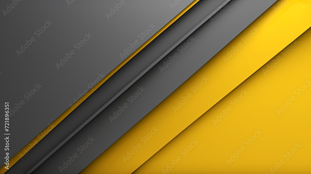 Abstract digital yellow and gray background with diagonal lines