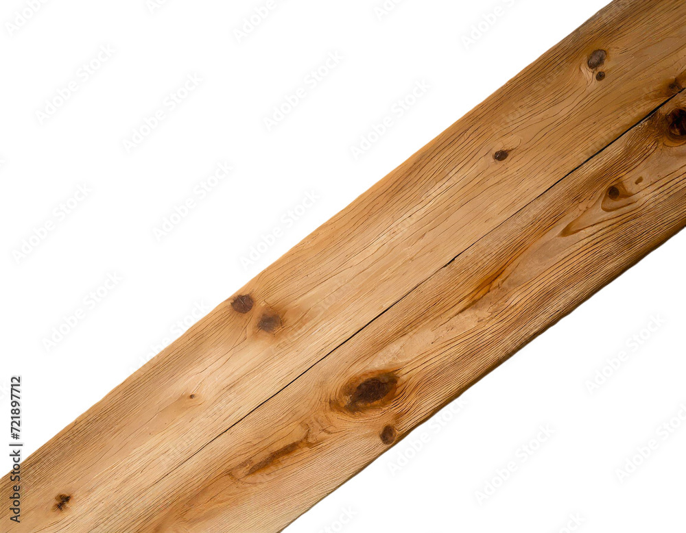 Une planche de bois en PNG