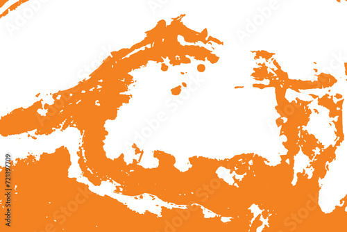 Abstract wall texture cadmium orange color texture on white color background.