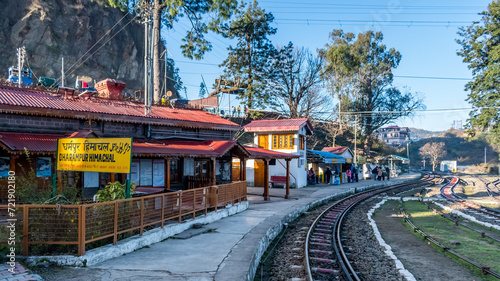 Dharampur Himachal railway station is a small railway station near Kasauli on Kalka Shimla Railway route photo