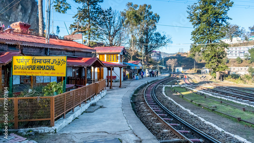Dharampur Himachal railway station is a small railway station near Kasauli on Kalka Shimla Railway route photo
