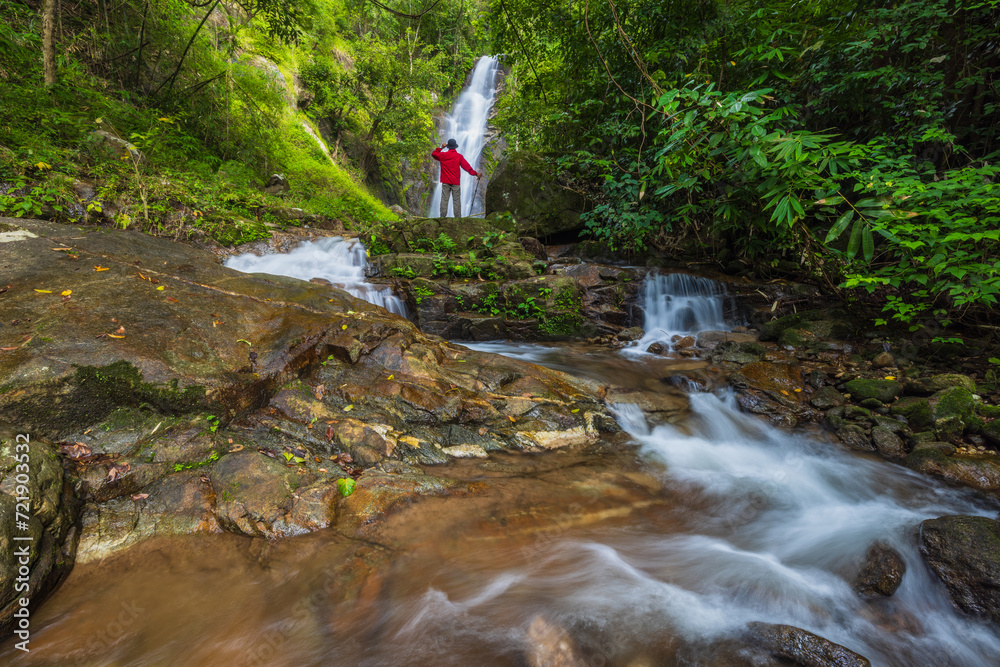 Chao Doi waterfall, Beautiful waterfall in Mae Moei national Park, Tak province, ThaiLand. Chao Doi waterfall, Beautiful waterfall in Mae Moei national Park, Tak province, ThaiLand.