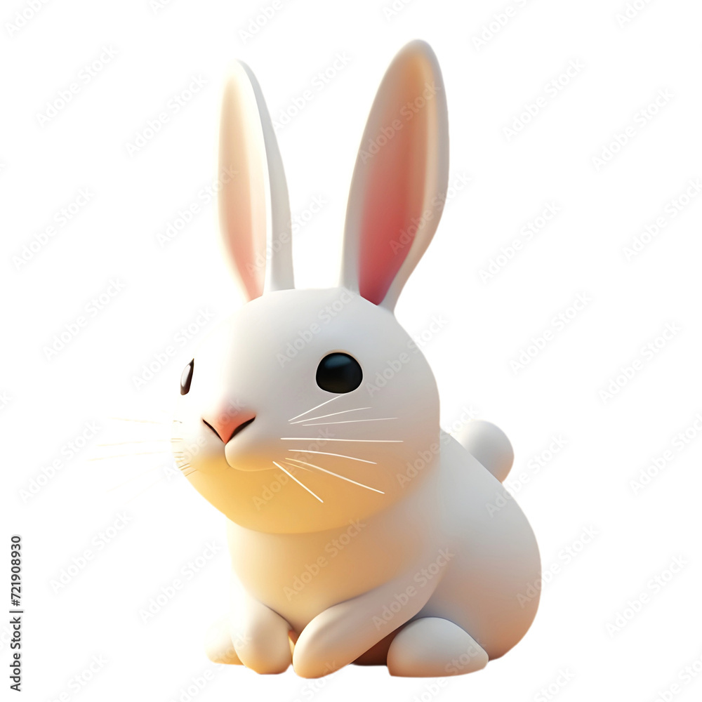 Obraz premium Png of Rabbit against transparent Background