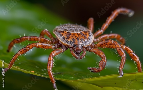 Macro extreme close-up view of tick © RMedia