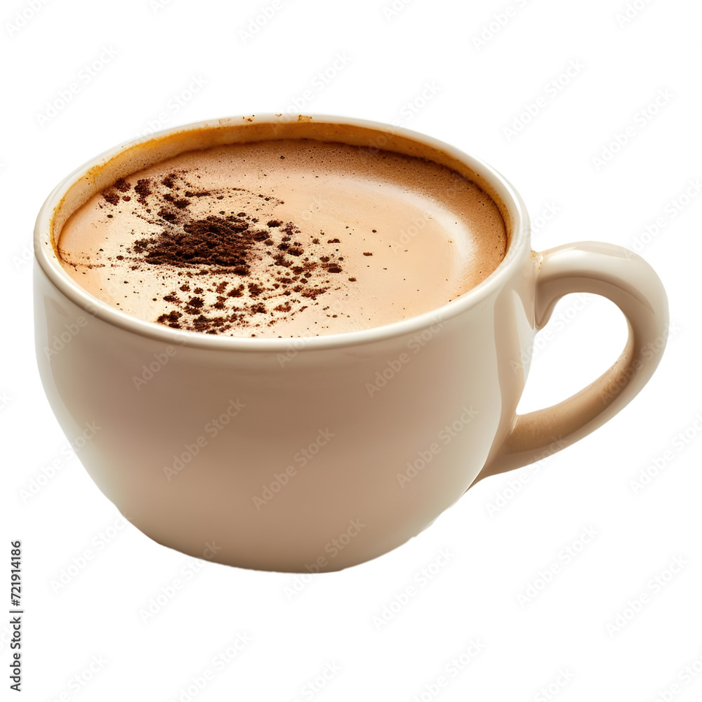 Fototapeta premium Png of tea cup coffee against transparent Background