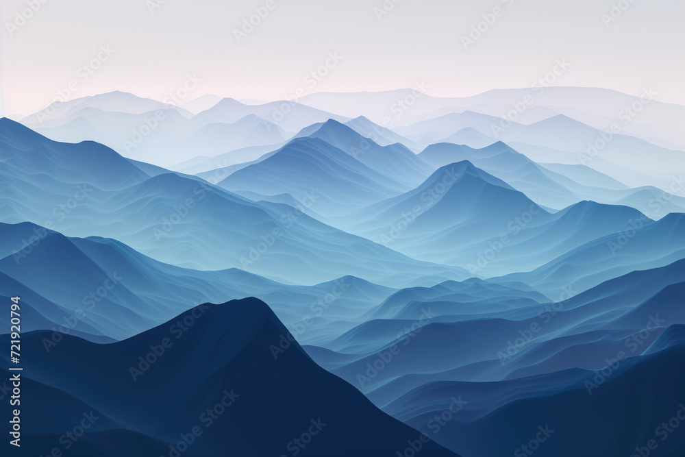 Abstract mountain range background