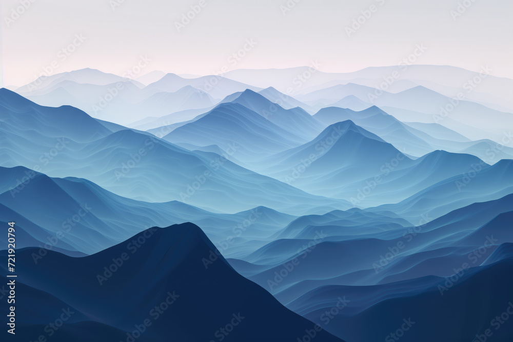 Fototapeta premium Abstract mountain range background