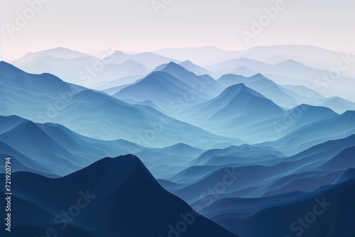 Abstract mountain range background