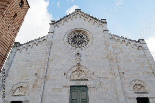 The Collegiate Church of San Martino in Pietrasanta . Tuscany, Italy © lukeluke68
