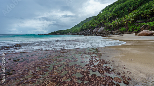 Anse Capucins in Mahe. Seychelles  photo