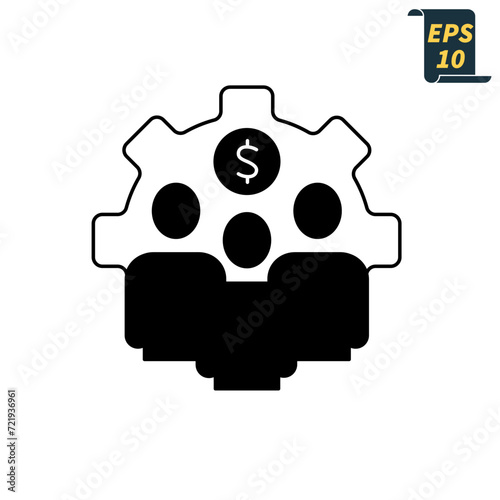 depositor icons  symbol vector elements for infographic web