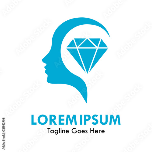 Think brilliantly design logo template illustration