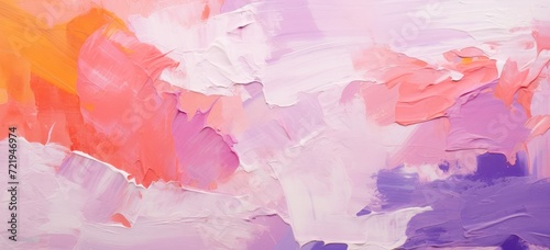 a close up of a painting