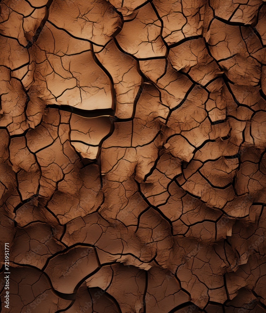 a close up of a cracked ground a close up of a cracked ground