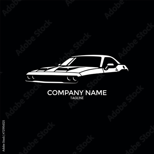 American muscle car logo 