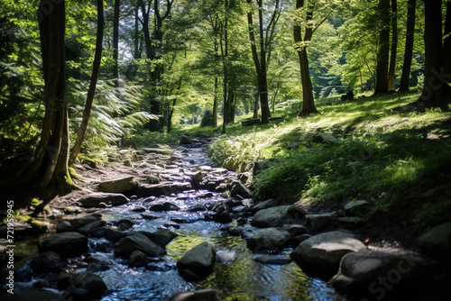 stream in the forest