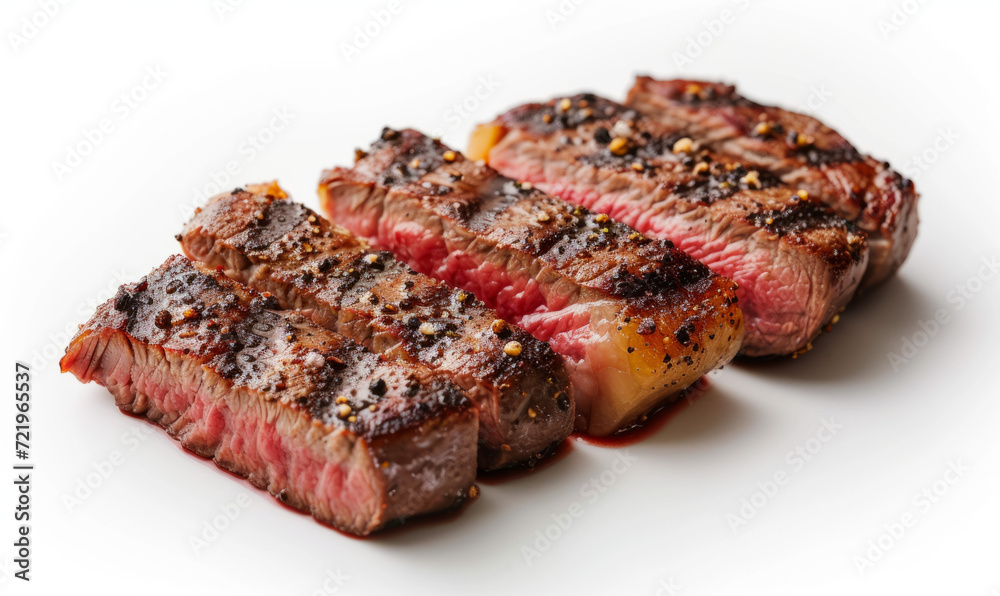 New York Strip Steak, Pan-Seared with Peppercorn Crust