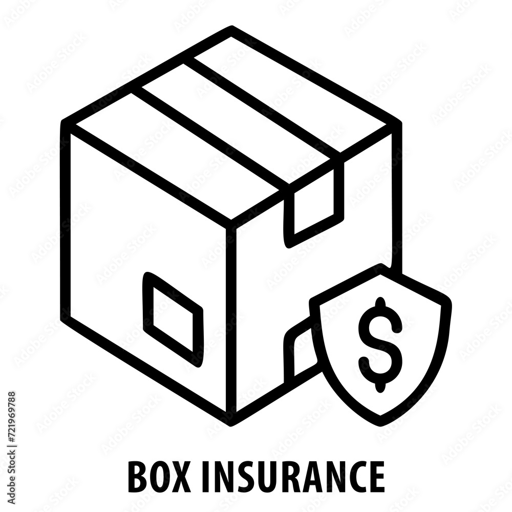 Box insurance, insurance coverage, coverage plan, protection, security, insurance policy, insured, safety, risk management, insurance concept Box insurance, insurance coverage, coverage plan, protection, security, insurance policy, insured, safety, risk management, insurance concept