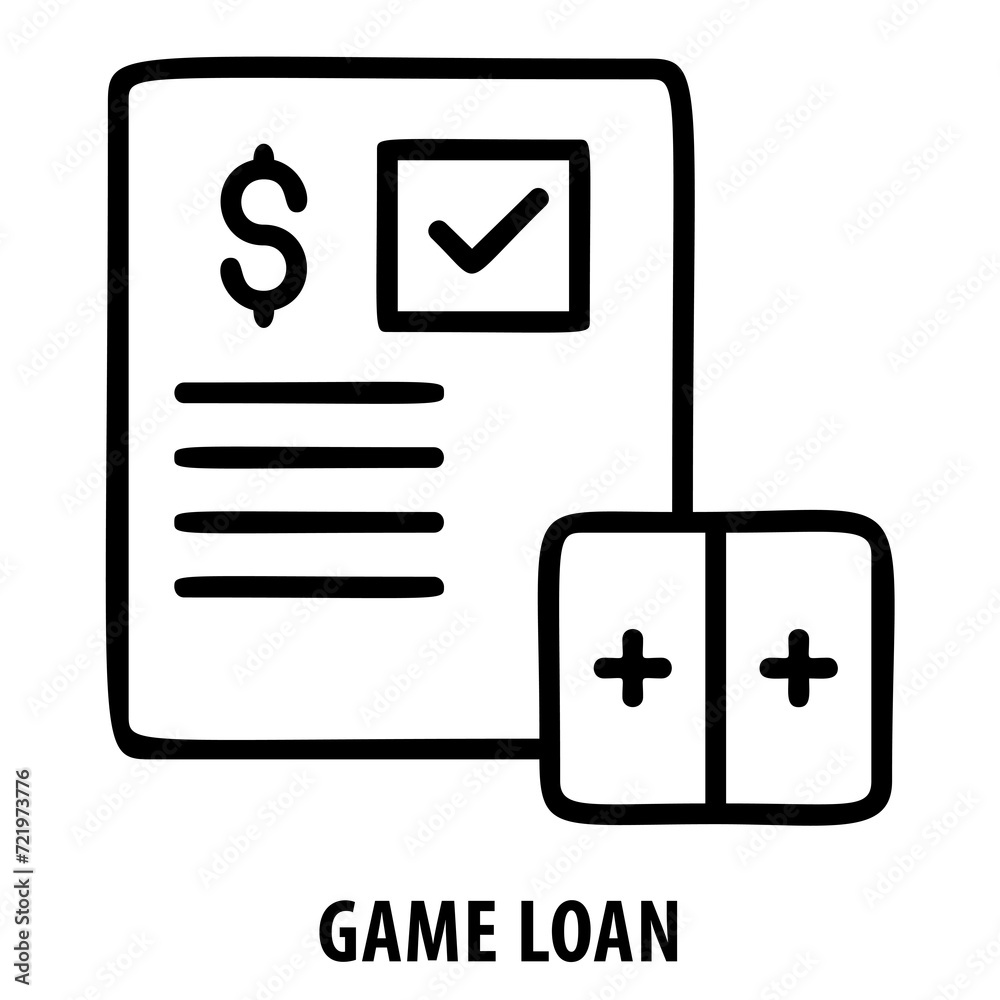 Game loan, loan for gaming, gaming finance, game credit, play loan, entertainment loan, game loan icon, video game finance, gaming credit, gaming money, play credit, video game loan, gaming funds Game loan, loan for gaming, gaming finance, game credit, play loan, entertainment loan, game loan icon, video game finance, gaming credit, gaming money, play credit, video game loan, gaming funds