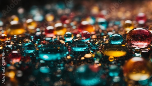 Abstract Background colorful bubbles