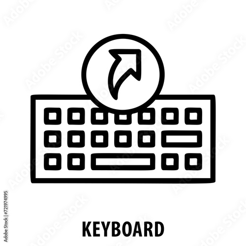 Keyboard, typing, computer input, keyboard icon, computer hardware, technology, typing tool, computer accessory, typing symbol, input device, keys, computer keyboard, typing concept