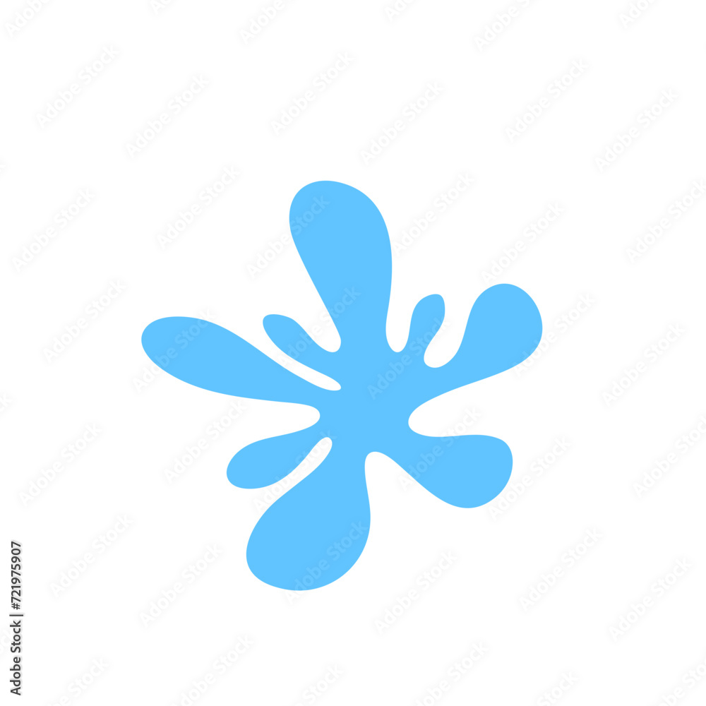 Water Splashes And Water Drops Vector Illustration Water Splashes And Water Drops Vector Illustration