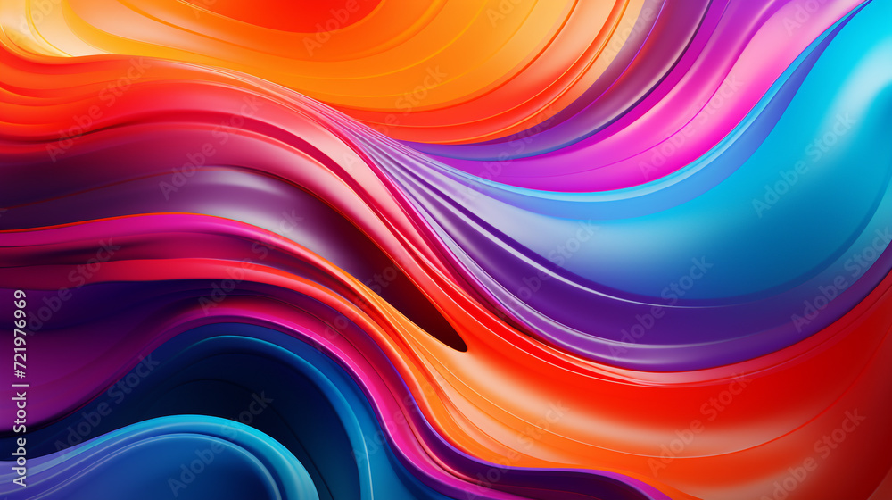 Abstract colorful background color flow liquid design
