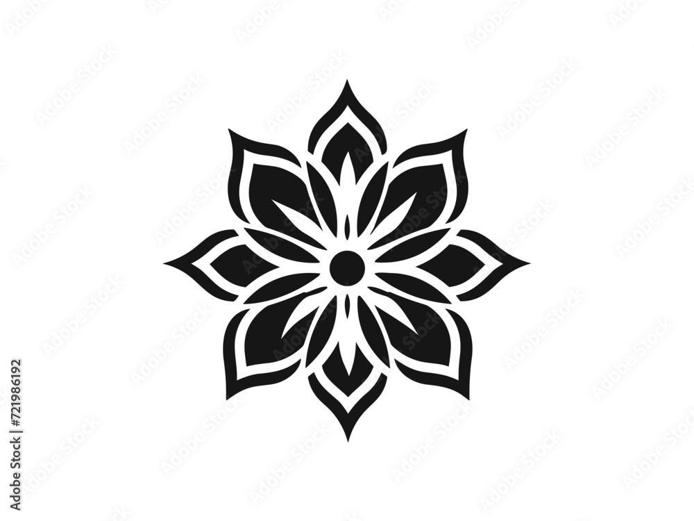 Beautiful minimalist flower illustration art. Beautiful minimalist flower illustration art.