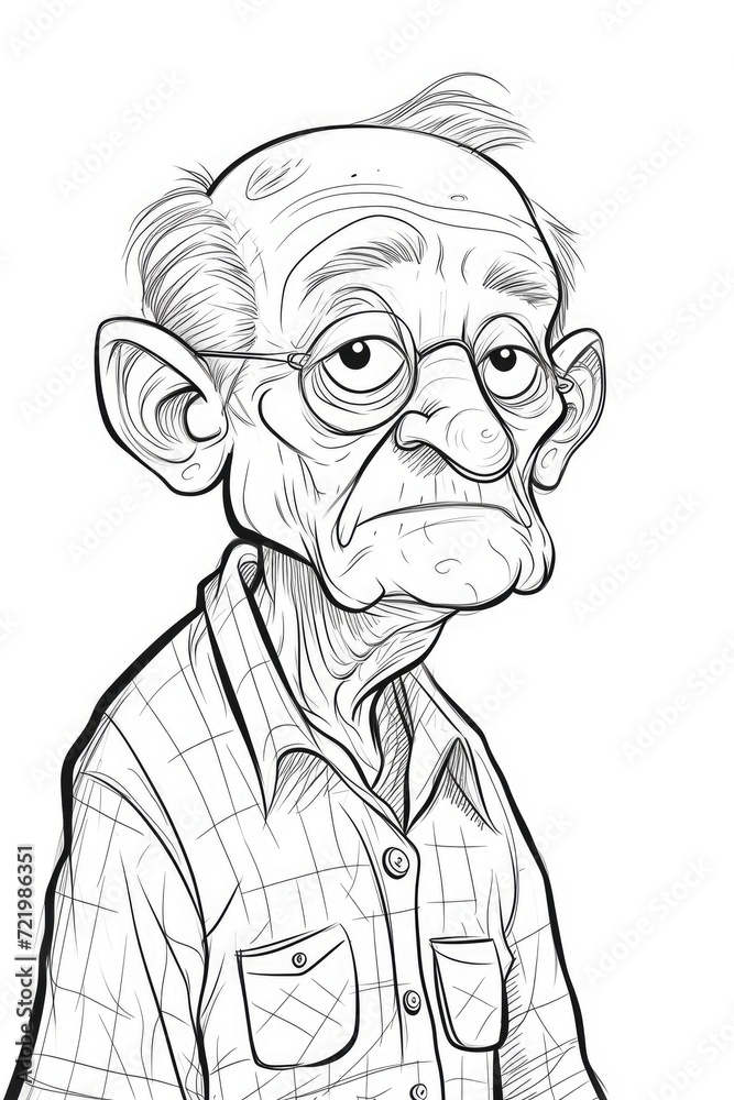 Handsome Grandfather Coloring Pages Handsome Grandfather Coloring Pages