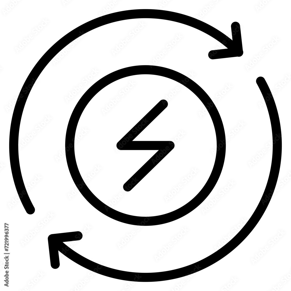 Energy renewable icon Energy renewable icon