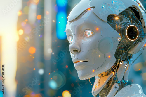 Internet of things Disruption everything neural network deep learning artificial intelligence concept.