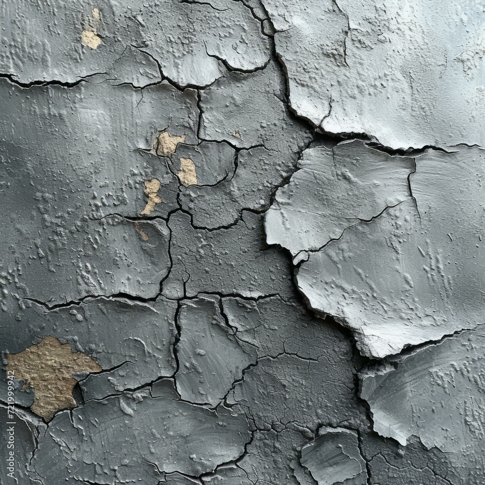 Cracked Gray Paint Texture