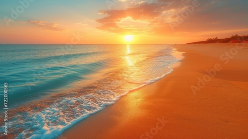 Beach Sunset Landscape