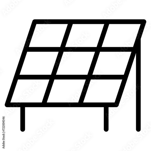 solar panels icon, Sun energy icon.