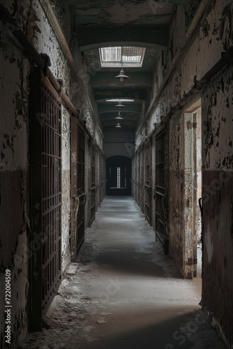 Interior of prison
