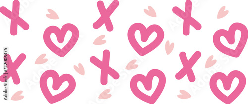 Hearts Libbey can glass wrap, Libbey glass wrap svg png, 16oz Full Wrap, Beer Glass wrap, svg files for cricut