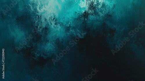 Abstract dark underwater scene with light accents
