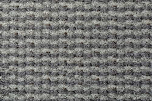 Close-up photo of soft fabric, felt from nylon threads