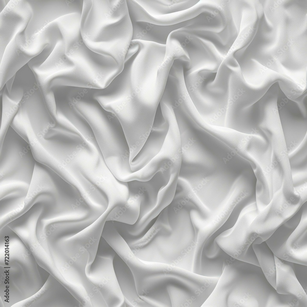 White crumpled fabric White crumpled fabric