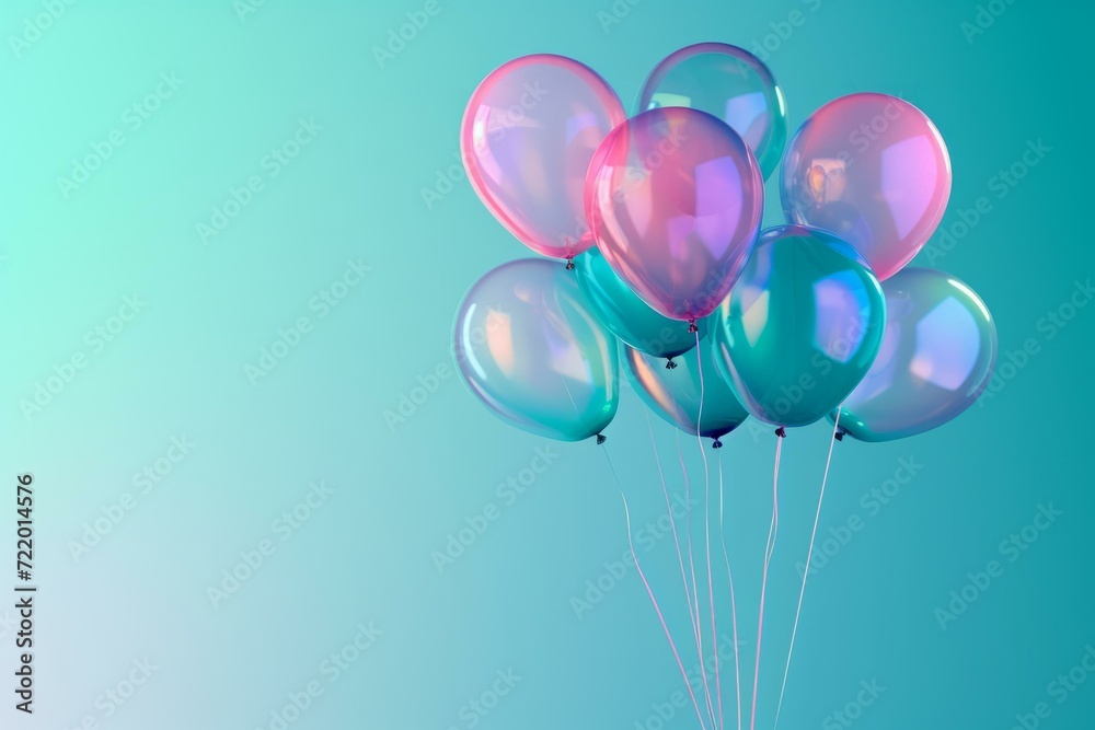 A bunch of variously-colored balloons. A bunch of variously-colored balloons.