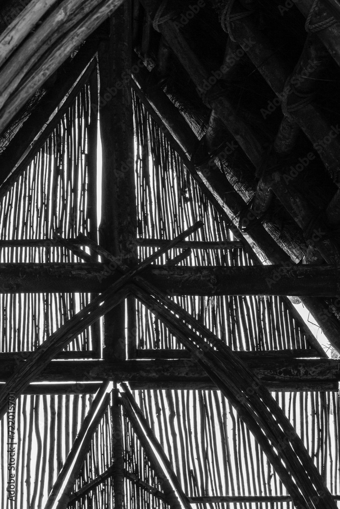 detail of a wooden building detail of a wooden building