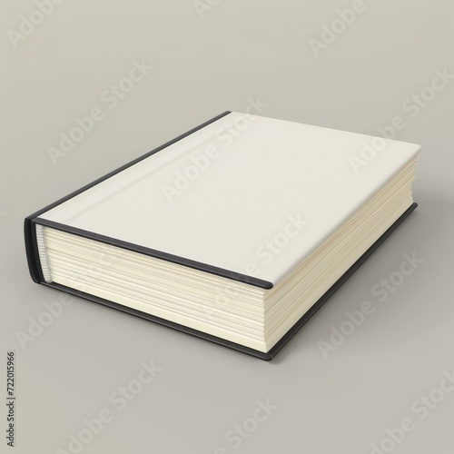 A thick book with a black cover